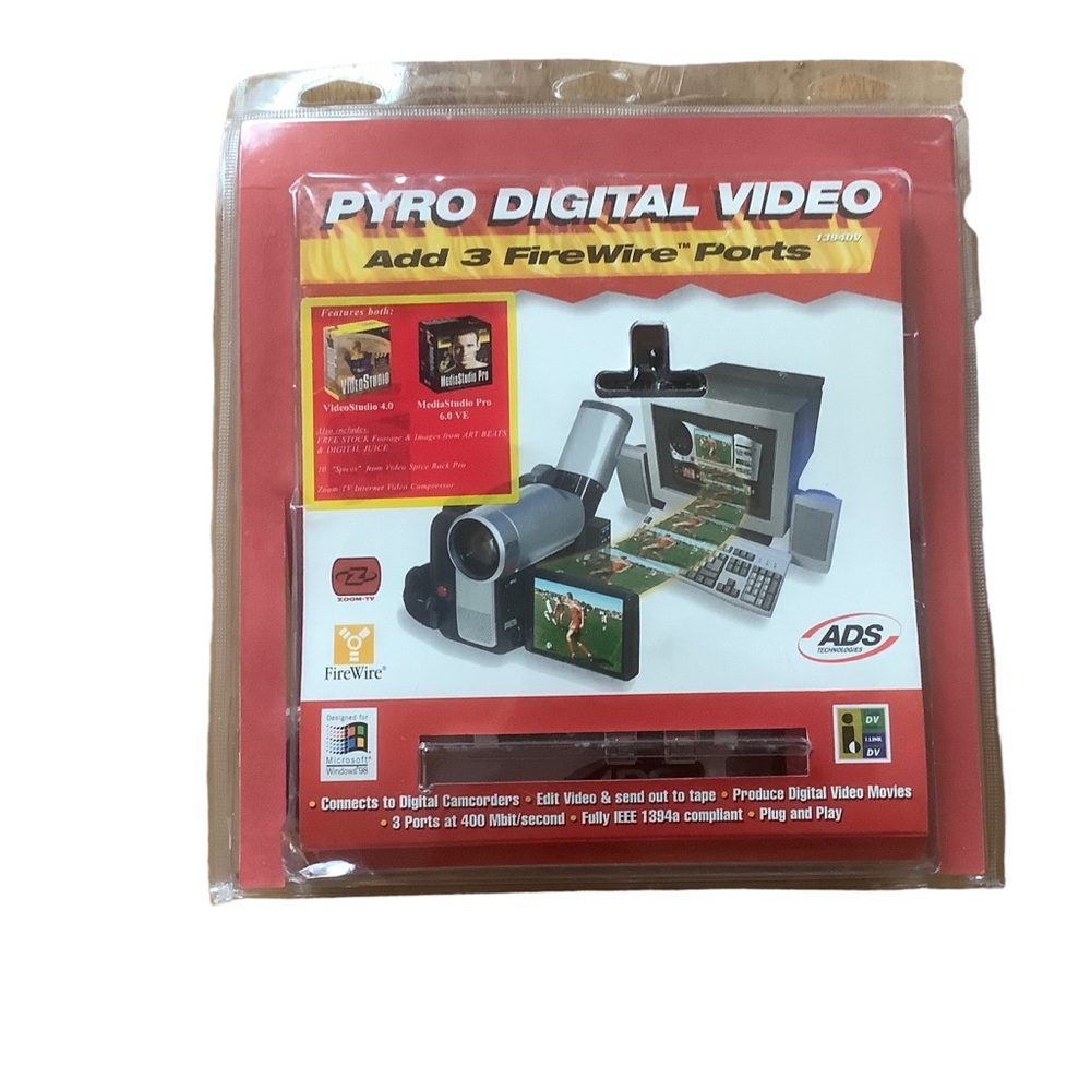 Pyro digital video 1394DV: create exciting videos in just a minutes